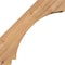 Ekena Millwork 5 1/2"W x 12"D x 12"H Imperial Smooth Knee Brace, Western Red Cedar BRC06X12X12IMP00SWR - alternate 2